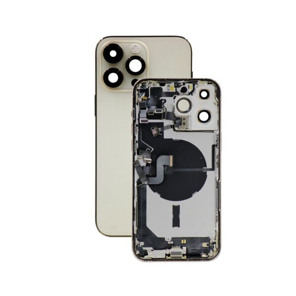 Back Housing for iPhone 14 Pro Max (US Version) (Grade A) (Gold)