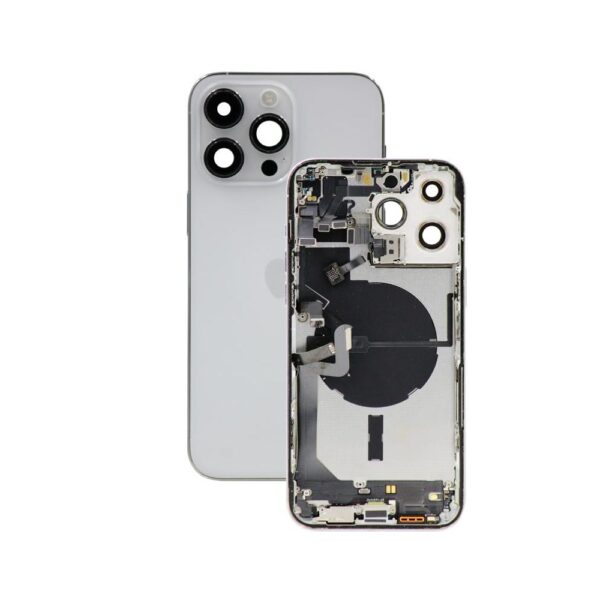 Back Housing for iPhone 14 Pro Max (US Version) (Grade A) (Silver)