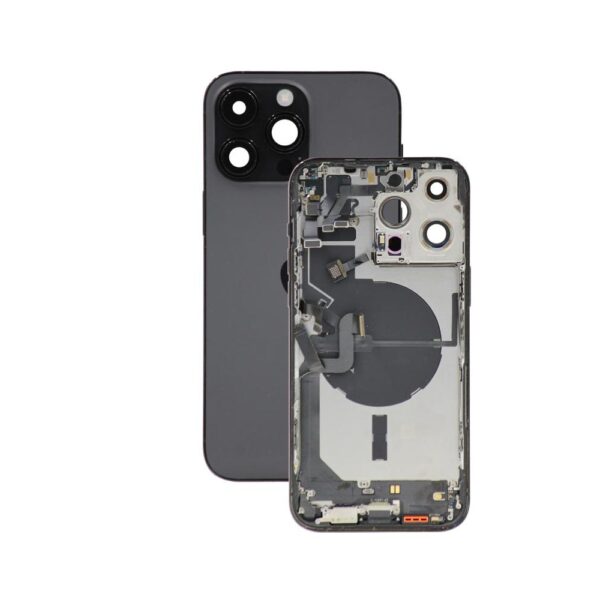 Back Housing for iPhone 14 Pro Max (US Version) (Grade A) (Space Black)