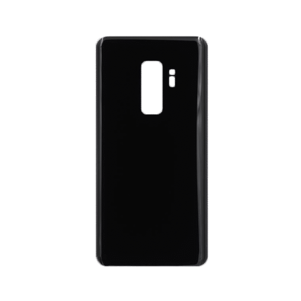 Back Cover w/ Adhesive / Camera Lens for Samsung Galaxy S9 Plus (G965) (No Logo) (Midnight Black)