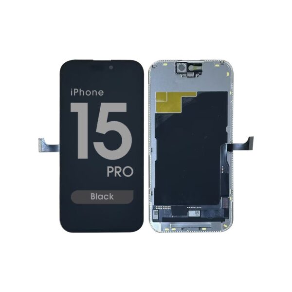 HARD OLED Screen Assembly for iPhone 15 Pro (Black)