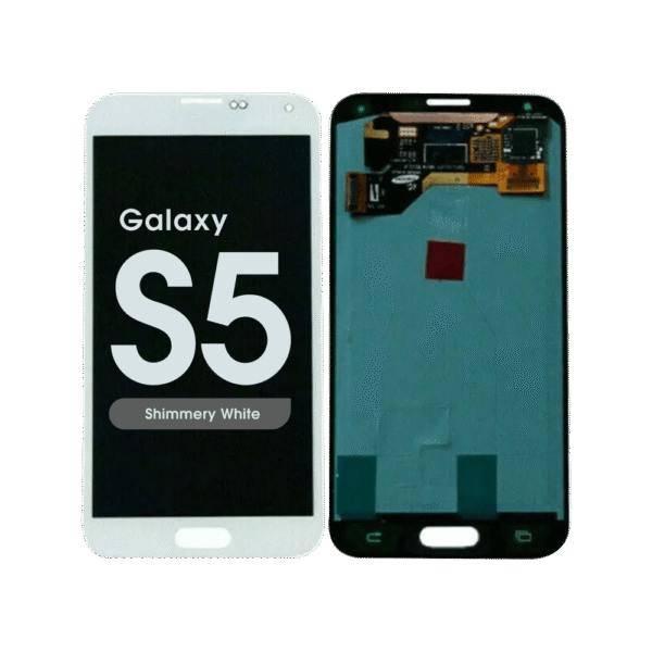OLED Screen and Digitizer Assembly for Samsung Galaxy S5 (G900) (No Frame) (Shimmery White)