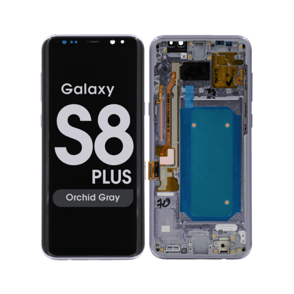 OLED Screen and Digitizer Assembly w/ Frame for Samsung Galaxy S8 Plus (G955) (Orchid Gray)