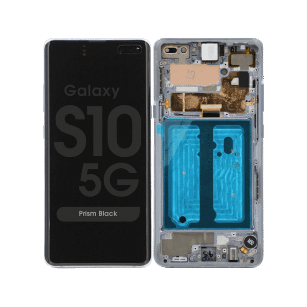 OLED Screen and Digitizer Assembly w/ Frame for Samsung Galaxy S10 5G (G977) (Prism Black)