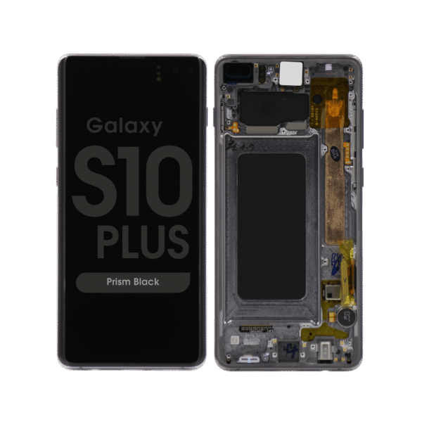 OLED Screen and Digitizer Assembly w/ Frame for Samsung Galaxy S10 Plus (G975) (Prism Black)