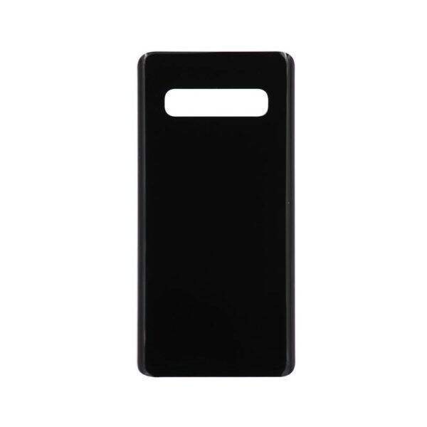 Back Cover w/ Adhesive / Camera Lens for Samsung Galaxy S10 (G973) (No Logo) (Prism Black)