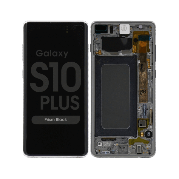 OLED Screen and Digitizer Assembly w/ Frame for Samsung Galaxy S10 Plus (G975) (Prism Black)