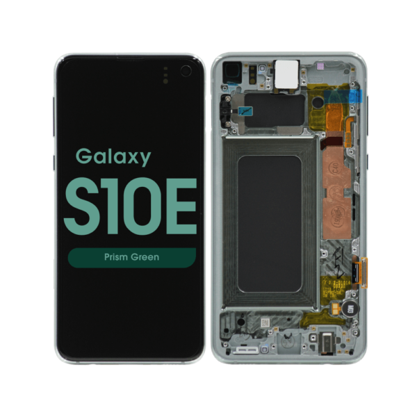 OLED Screen and Digitizer Assembly w/ Frame for Samsung Galaxy S10e (G970) (Prism Green)