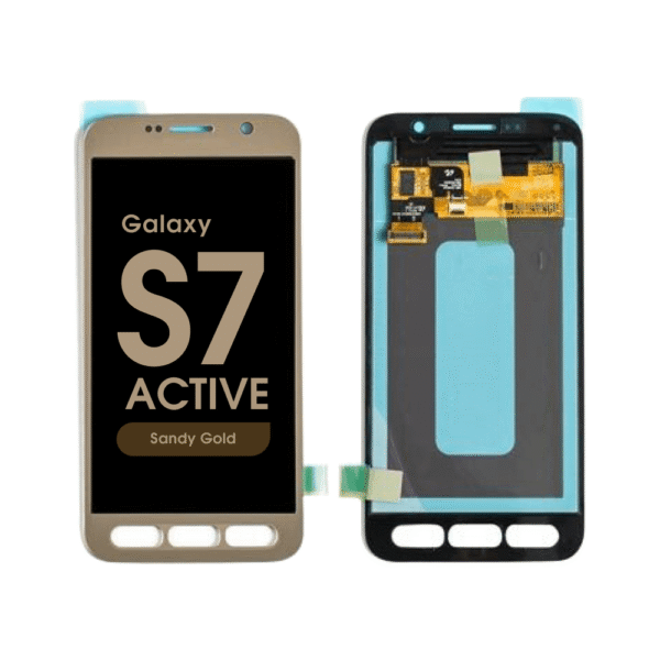 OLED Screen and Digitizer Assembly for Samsung Galaxy S7 Active (G891) (No Frame) (Sandy Gold)