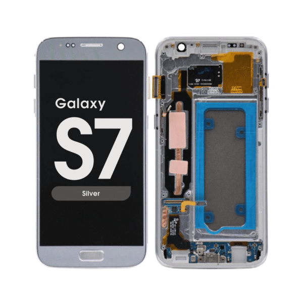 OLED Screen and Digitizer Assembly w/ Frame for Samsung Galaxy S7 (US Models Only) (G930) (Silver)