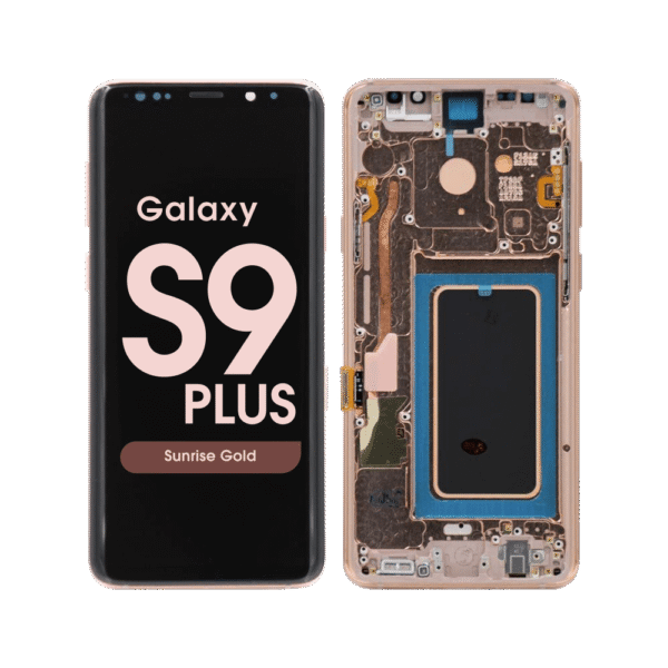 OLED Screen and Digitizer Assembly w/ Frame for Samsung Galaxy S9 Plus (G965) (Sunrise Gold)