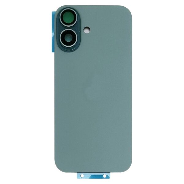 Back Glass w/ Camera Lens / MagSafe Magnet for iPhone 16 Plus (Teal) (No Logo)