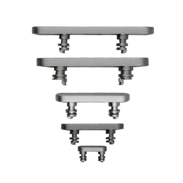 Hard Button Set for iPhone 16 Plus (Sidekey Button / Mute Button / Volume Button) (White)