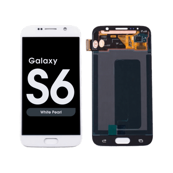 OLED Screen and Digitizer Assembly for Samsung Galaxy S6 (G920) (No Frame) (White Pearl)