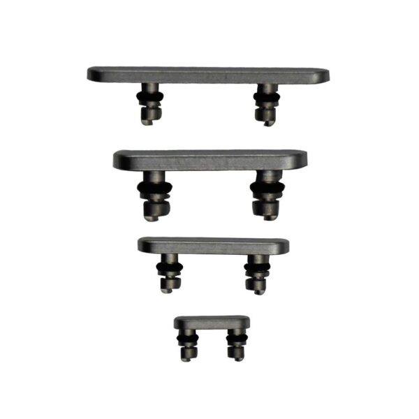 Hard Button Set for iPhone 16 Pro (Sidekey Button / Mute Button / Volume Button) (White Titanium)