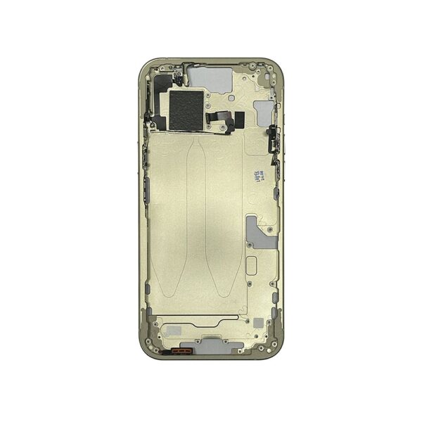 Mid Frame w/ Power flex / volume flex for iPhone 15 Plus (Yellow)