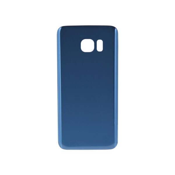 Back Cover w/ Adhesive / Camera Lens for Samsung Galaxy S7 Edge (G935) (No Logo) (Coral Blue)