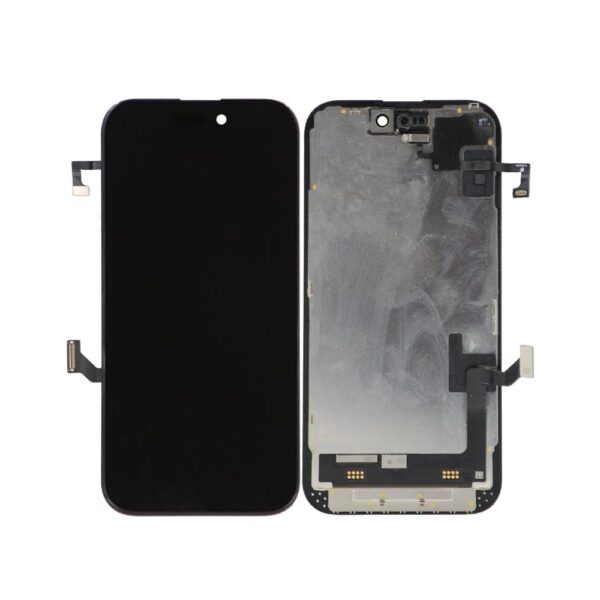 OLED Screen and Digitizer Assembly w/ Proximity Sensor for iPhone 15 (Pairable) (Black)