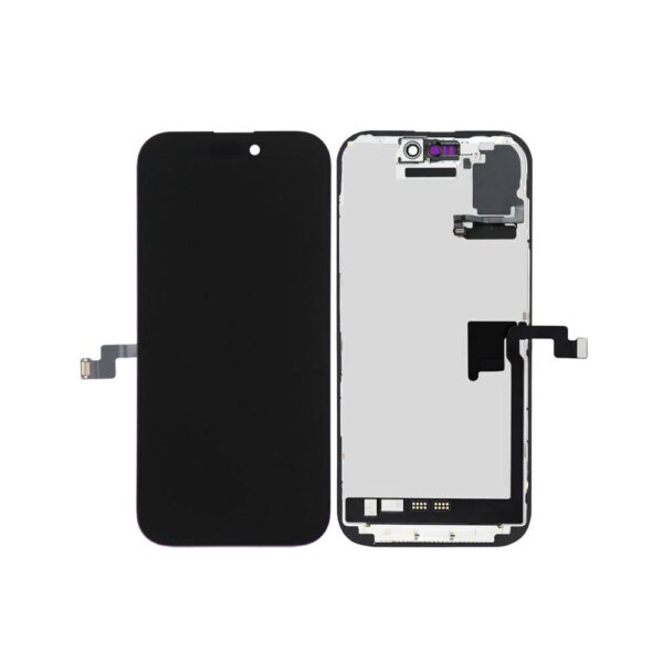 OLED Screen and Digitizer Assembly w/ Proximity Sensor for iPhone 16 Pro (Black)