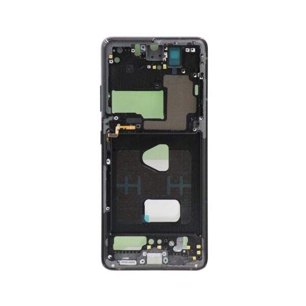 Mid Frame w/ Adhesive for Samsung Galaxy S21 Ultra 5G (G998) (Phantom Black)