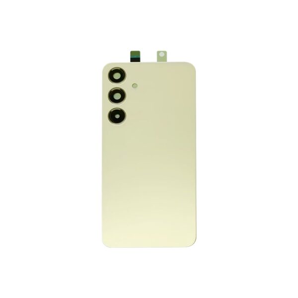 Back Cover w/ Adhesive / Camera Lens for Samsung Galaxy S24 Plus 5G (S926) (No Logo) (Amber Yellow)
