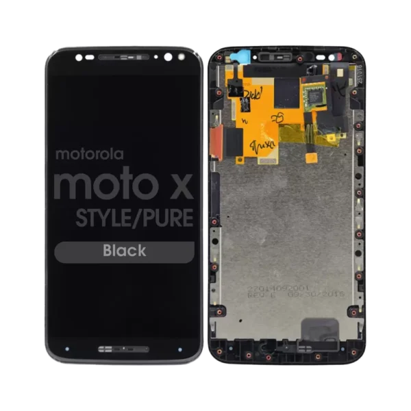 LCD Screen and Digitizer Assembly w/ Frame for Motorola Moto X Style / Moto X Pure (XT1570 / XT1575) (Black)