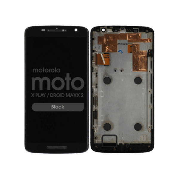 LCD Screen and Digitizer Assembly w/ Frame for Motorola Moto X Play / Droid Maxx 2 (White)