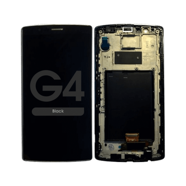 LCD Screen and Digitizer Assembly w/ Frame for LG G4 (Black)