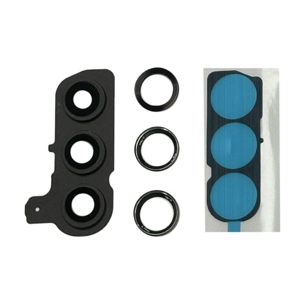 Rear Camera Lens Cover w/ Bezel Ring for Samsung Galaxy S25 5G (S931) (Black)