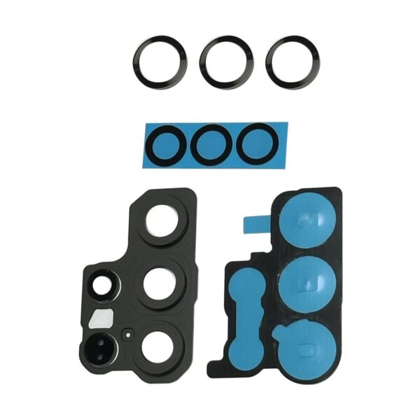 Rear Camera Lens Cover w/ Bezel Ring for Samsung Galaxy S25 Ultra 5G (S938) (Black)