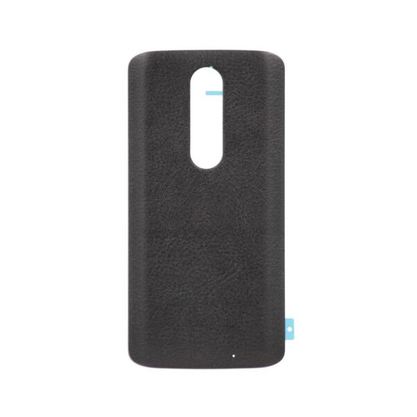 Back Door Battery Cover for Motorola Droid Turbo 2 / Moto X Force (XT1580) (Black Leather)