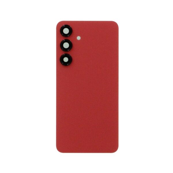 Back Cover w/ Adhesive / Camera Lens for Samsung Galaxy S25 Plus 5G (S936) (No Logo) (Coral Red)