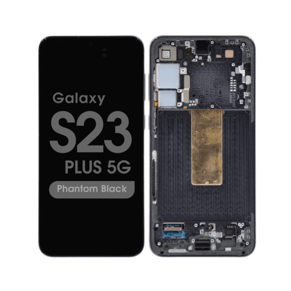 OLED Screen and Digitizer Assembly w/ Frame for Samsung Galaxy S23 Plus 5G (S916) (Grade C) (Phantom Black)