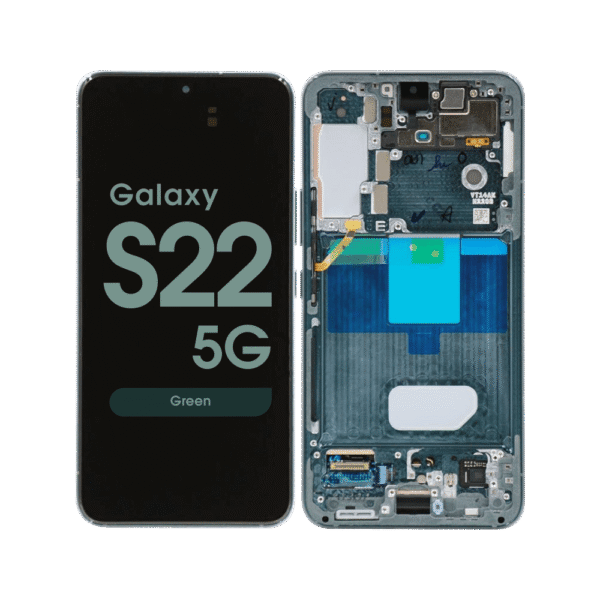 OLED Screen and Digitizer Assembly w/ Frame for Samsung Galaxy S22 5G (S901) (Green)