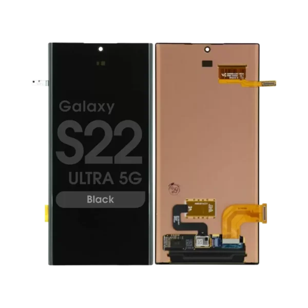 OLED Screen and Digitizer Assembly for Samsung Galaxy S22 Ultra 5G (S908) (No Frame) (Black)
