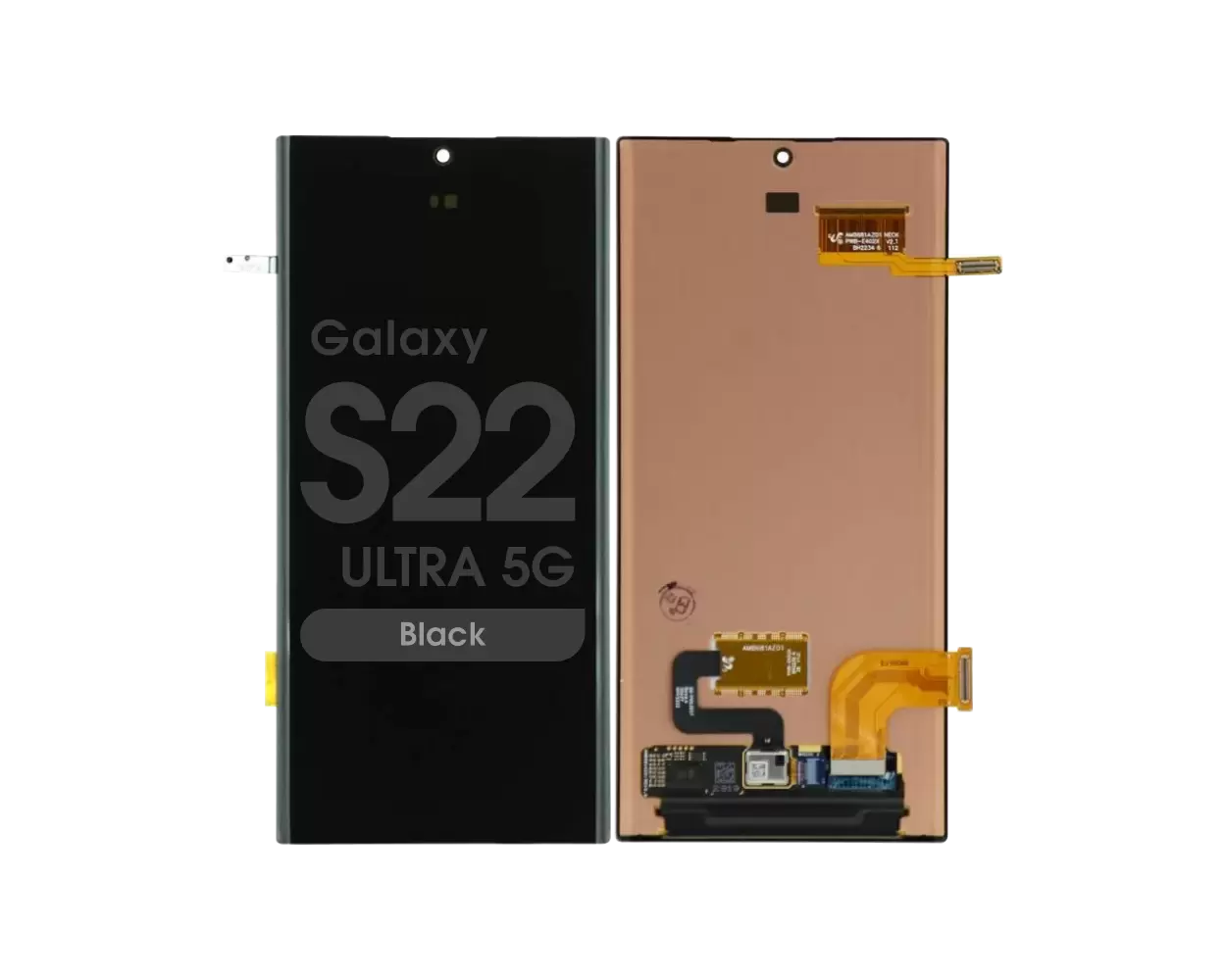 OLED Screen and Digitizer Assembly for Samsung Galaxy S22 Ultra 5G (S908) (No Frame) (Black)-1