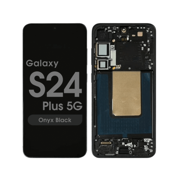 OLED Screen and Digitizer Assembly w/ Frame for Samsung Galaxy S24 Plus 5G (S926) (US Version / International) (Onyx Black)