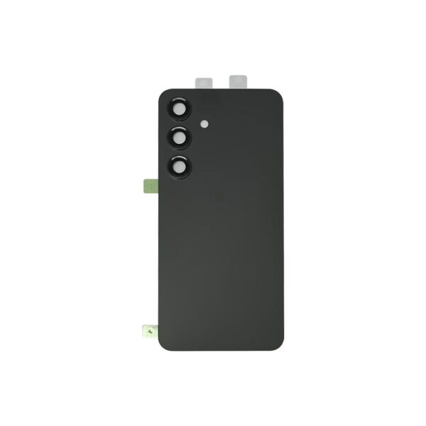 Back Cover w/ Adhesive / Camera Lens for Samsung Galaxy S24 5G (S921) (No Logo) (Onyx Black)