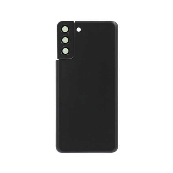 Back Cover w/ Adhesive / Camera Lens for Samsung Galaxy S21 Plus 5G (G996) (No Logo) (Phantom Black)