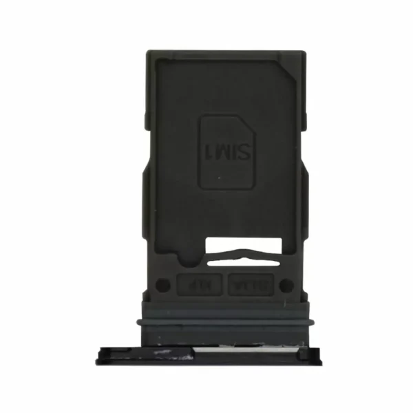 Single Sim Card Tray for Samsung Galaxy S22 5G (S901) (Phantom Black)