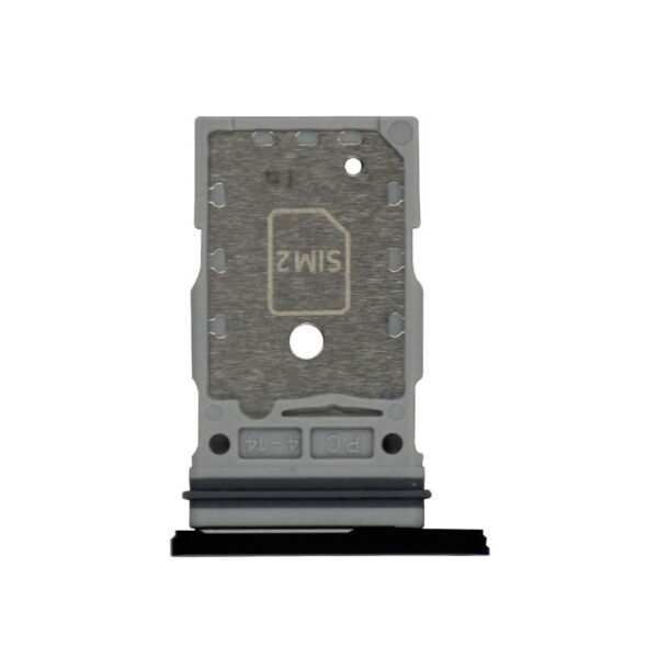 Dual Sim Card Tray for Samsung Galaxy S22 5G (S901) (Phantom Black)