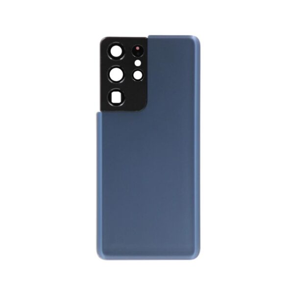 Back Cover w/ Adhesive / Camera Lens for Samsung Galaxy S21 Ultra 5G (G998) (Phantom Navy)