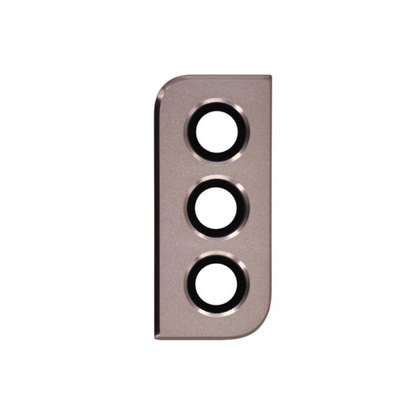 Rear Camera Lens Cover w/ Bezel Ring for Samsung Galaxy S21 (G991) (Phantom Pink)