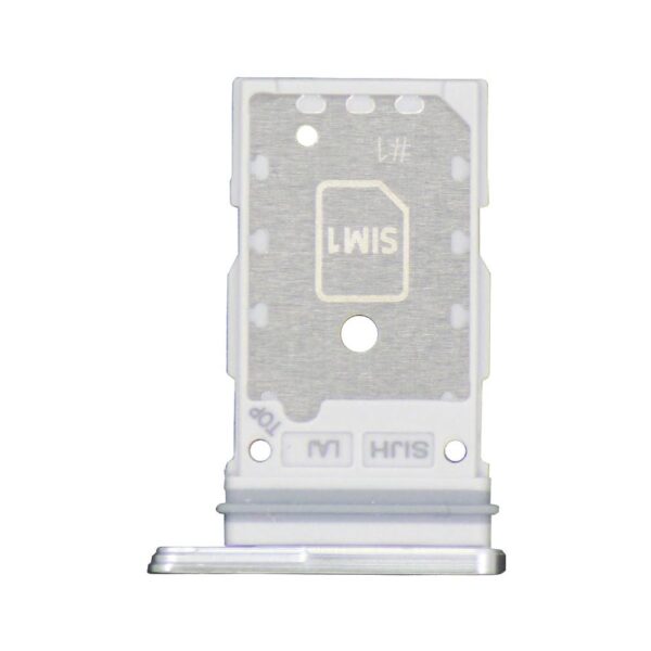 Dual Sim Card Tray for Samsung Galaxy S22 Ultra 5G (S908) (Phantom White)