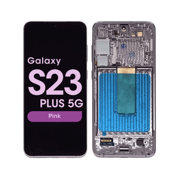 OLED Screen and Digitizer Assembly w/ Frame for Samsung Galaxy S23 Plus 5G (S916) (US / International Version) (Pink)