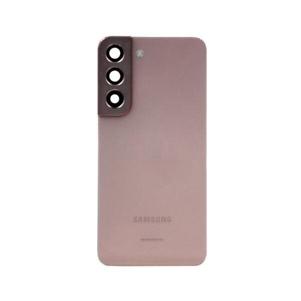 Back Cover w/ Camera Lens for Samsung Galaxy S22 5G (S901) (Pink Gold)