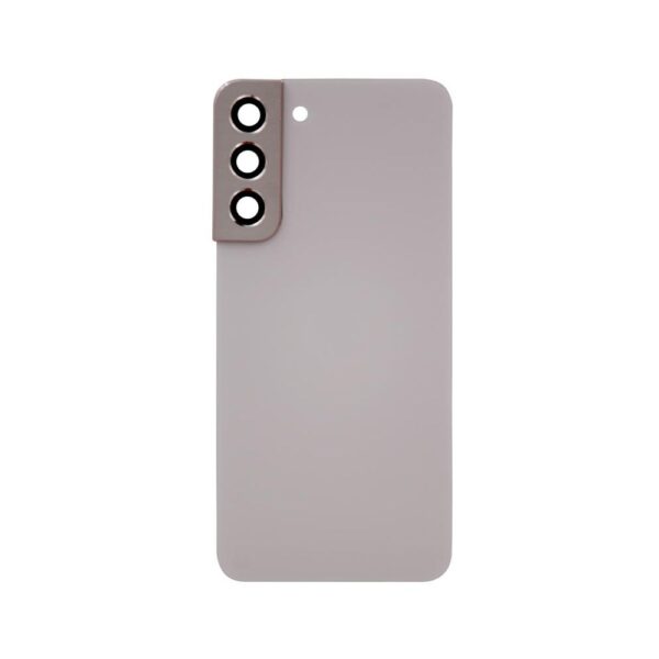 Back Cover w/ Adhesive / Camera Lens for Samsung Galaxy S22 Plus 5G (S906) (No Logo) (Pink Gold)