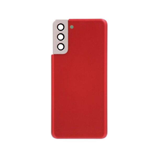 Back Cover w/ Adhesive / Camera Lens for Samsung Galaxy S21 Plus 5G (G996) (No Logo) (Phantom Red)