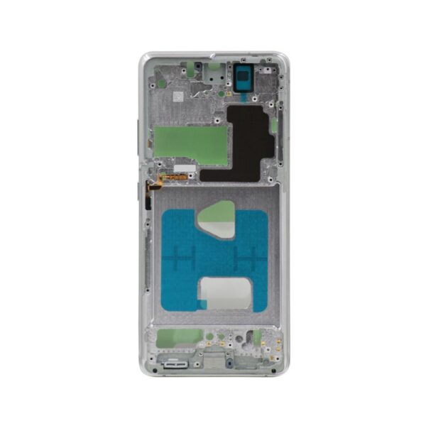 Mid Frame w/ Adhesive for Samsung Galaxy S21 Ultra 5G (G998) (Phantom Silver)