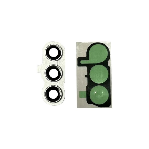 Rear Camera Lens Cover w/ Bezel Ring for Samsung Galaxy S23 FE 5G (S711) (Silver)